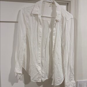 Cloth & Stone White Button Down Shirt